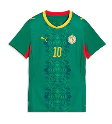 Senegal Sadio Mane #10 Udebanetrøje Dame VM 2026 Kortærmet